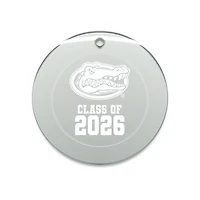 Jardine Florida Gators 3.25" Class of 2026 Round Glass Ornament