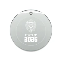 Jardine Fordham Rams 3.25" Class of 2026 Round Glass Ornament