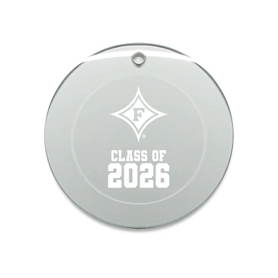 Jardine Furman Paladins 3.25" Class of 2026 Round Glass Ornament