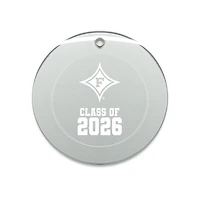 Jardine Furman Paladins 3.25" Class of 2026 Round Glass Ornament
