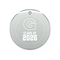Jardine Georgetown Hoyas 3.25" Class of 2026 Round Glass Ornament
