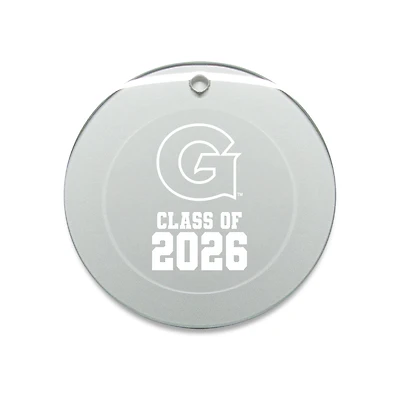 Jardine Georgetown Hoyas 3.25" Class of 2026 Round Glass Ornament