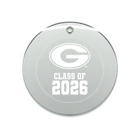 Jardine Georgia Bulldogs 3.25" Class of 2026 Round Glass Ornament