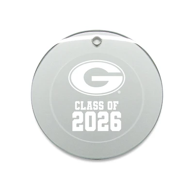 Jardine Georgia Bulldogs 3.25" Class of 2026 Round Glass Ornament