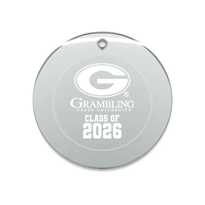 Jardine Grambling Tigers 3.25" Class of 2026 Round Glass Ornament