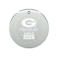 Jardine Grambling Tigers 3.25" Class of 2026 Round Glass Ornament