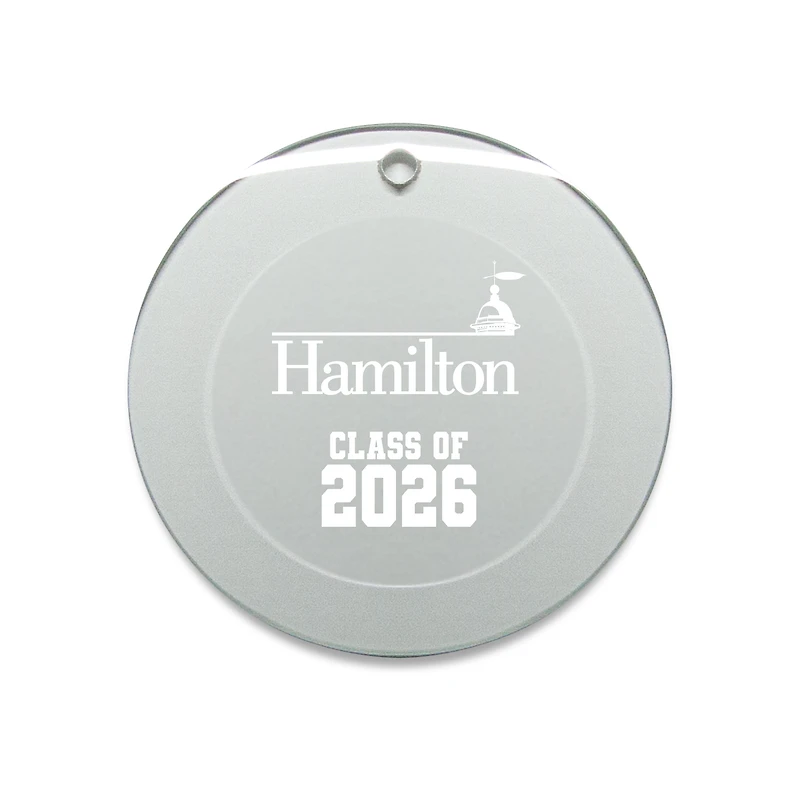 Jardine Hamilton Continentals 3.25" Class of 2026 Round Glass Ornament
