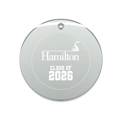 Jardine Hamilton Continentals 3.25" Class of 2026 Round Glass Ornament