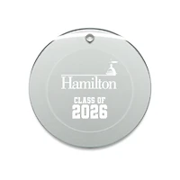 Jardine Hamilton Continentals 3.25" Class of 2026 Round Glass Ornament