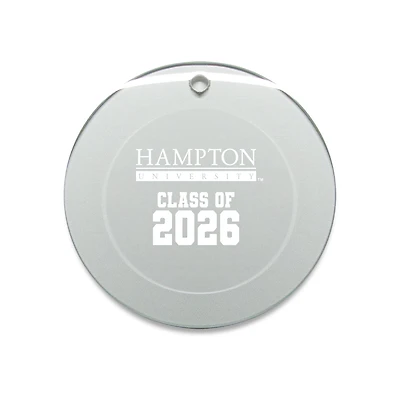 Jardine Hampton Pirates 3.25" Class of 2026 Round Glass Ornament