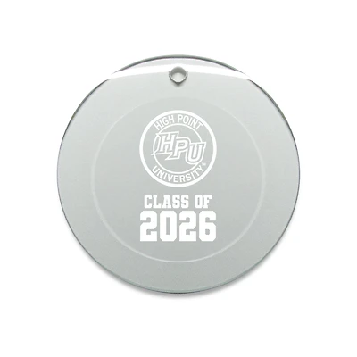 Jardine High Point Panthers 3.25" Class of 2026 Round Glass Ornament