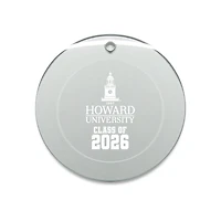 Jardine Howard Bison 3.25" Class of 2026 Round Glass Ornament