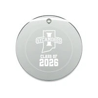 Jardine Indiana State Sycamores 3.25" Class of 2026 Round Glass Ornament