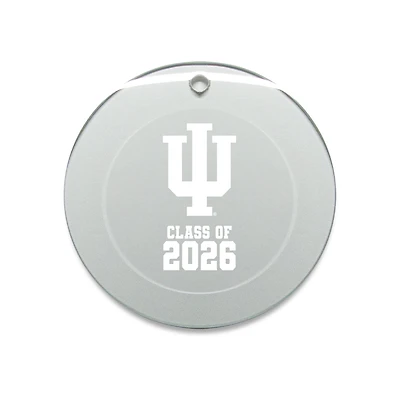 Jardine Indiana Hoosiers 3.25" Class of 2026 Round Glass Ornament