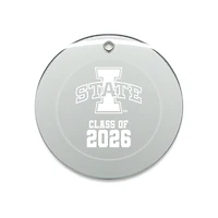 Jardine Iowa State Cyclones 3.25" Class of 2026 Round Glass Ornament