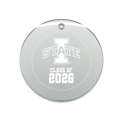 Jardine Iowa State Cyclones 3.25" Class of 2026 Round Glass Ornament