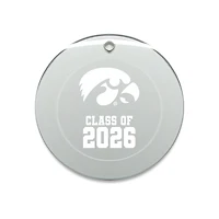Jardine Iowa Hawkeyes 3.25" Class of 2026 Round Glass Ornament