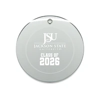 Jardine Jackson State Tigers 3.25" Class of 2026 Round Glass Ornament
