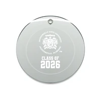 Jardine Jacksonville State Gamecocks 3.25" Class of 2026 Round Glass Ornament
