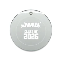 Jardine James Madison Dukes 3.25" Class of 2026 Round Glass Ornament