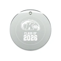 Jardine Kent State Golden Flashes 3.25" Class of 2026 Round Glass Ornament