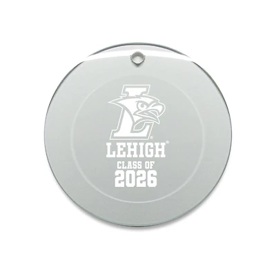 Jardine Lehigh Mountain Hawks 3.25" Class of 2026 Round Glass Ornament