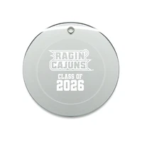 Jardine Louisiana Ragin' Cajuns 3.25" Class of 2026 Round Glass Ornament