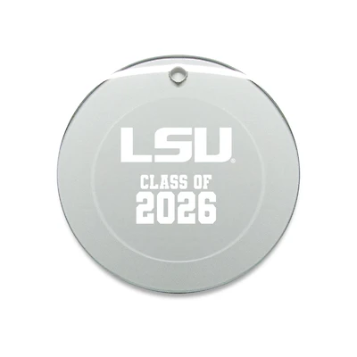 Jardine LSU Tigers 3.25" Class of 2026 Round Glass Ornament