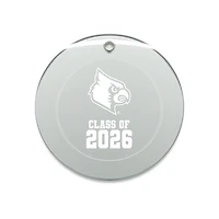 Jardine Louisville Cardinals 3.25" Class of 2026 Round Glass Ornament