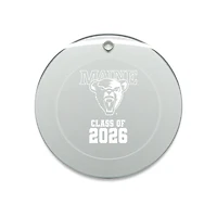 Jardine Maine Black Bears 3.25" Class of 2026 Round Glass Ornament