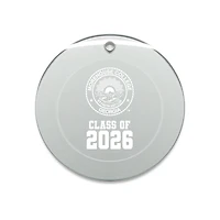 Jardine Morehouse Maroon Tigers 3.25" Class of 2026 Round Glass Ornament