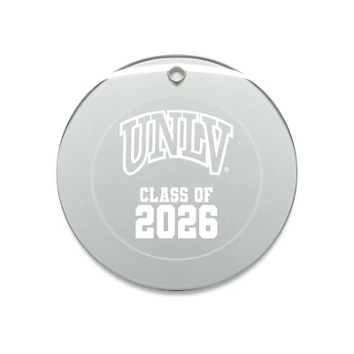 Jardine UNLV Rebels 3.25" Class of 2026 Round Glass Ornament