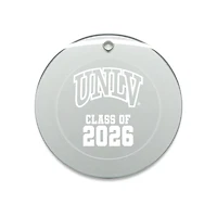 Jardine UNLV Rebels 3.25" Class of 2026 Round Glass Ornament