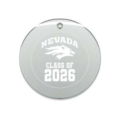 Jardine Nevada Wolf Pack 3.25" Class of 2026 Round Glass Ornament