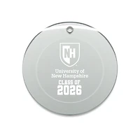 Jardine New Hampshire Wildcats 3.25" Class of 2026 Round Glass Ornament
