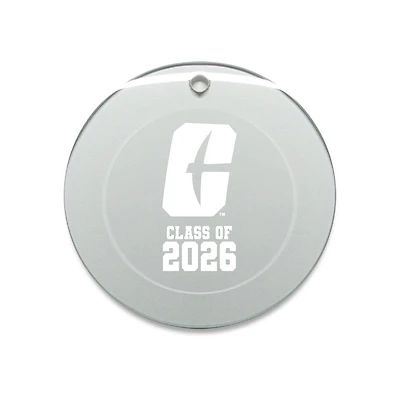Jardine Charlotte 49ers 3.25" Class of 2026 Round Glass Ornament