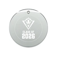 Jardine UNC Wilmington Seahawks 3.25" Class of 2026 Round Glass Ornament