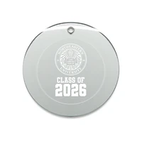 Jardine Northeastern Huskies 3.25" Class of 2026 Round Glass Ornament