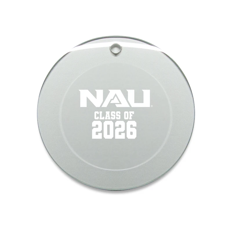 Jardine Northern Arizona Lumberjacks 3.25" Class of 2026 Round Glass Ornament
