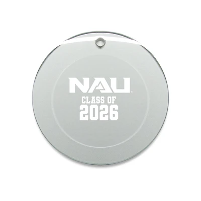 Jardine Northern Arizona Lumberjacks 3.25" Class of 2026 Round Glass Ornament