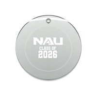 Jardine Northern Arizona Lumberjacks 3.25" Class of 2026 Round Glass Ornament