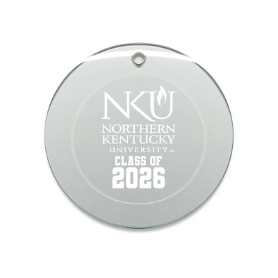 Jardine Northern Kentucky University Norse 3.25" Class of 2026 Round Glass Ornament