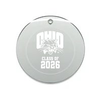 Jardine Ohio Bobcats 3.25" Class of 2026 Round Glass Ornament