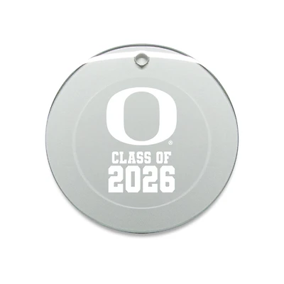 Jardine Oregon Ducks 3.25" Class of 2026 Round Glass Ornament