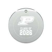 Jardine Purdue Boilermakers 3.25" Class of 2026 Round Glass Ornament