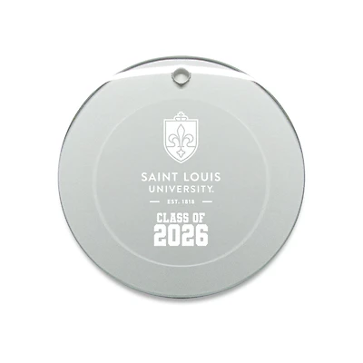 Jardine Saint Louis Billikens 3.25" Class of 2026 Round Glass Ornament