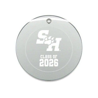 Jardine Sam Houston State Bearkats 3.25" Class of 2026 Round Glass Ornament
