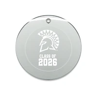 Jardine San Jose State Spartans 3.25" Class of 2026 Round Glass Ornament