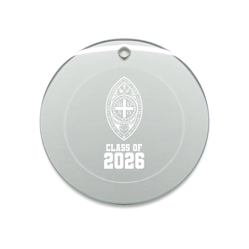 Jardine Sewanee Tigers 3.25" Class of 2026 Round Glass Ornament