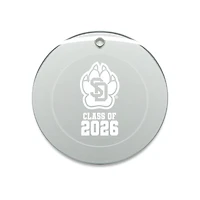 Jardine South Dakota Coyotes 3.25" Class of 2026 Round Glass Ornament